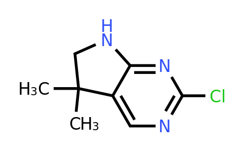 1679381-63-5 | 2-Chloro-5,5-dimethyl-5H,6H,7H-pyrrolo[2,3-d]pyrimidine