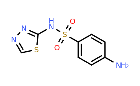 16806-29-4 | 4-Amino-n-(1,3,4-thiadiazol-2-yl)benzene-1-sulfonamide