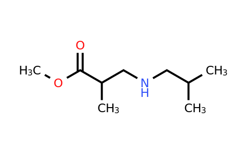 168209-18-5 | Methyl 2-methyl-3-[(2-methylpropyl)amino]propanoate