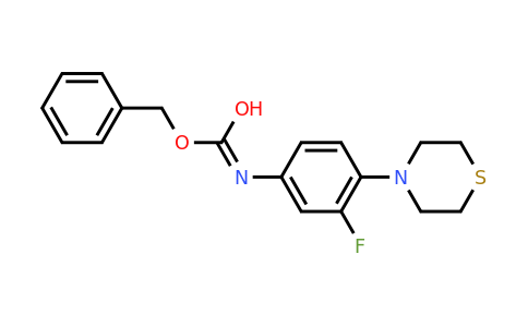 168828-71-5 | Benzyl N-[3-fluoro-4-(thiomorpholin-4-yl)phenyl]carbamate