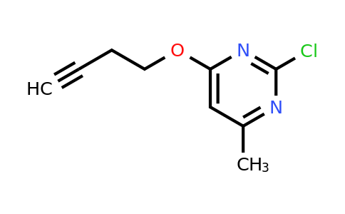 1694249-38-1 | 4-(But-3-yn-1-yloxy)-2-chloro-6-methylpyrimidine