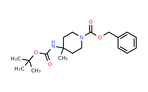 169750-60-1 | benzyl 4-((tert-butoxycarbonyl)amino)-4-methylpiperidine-1-carboxylate