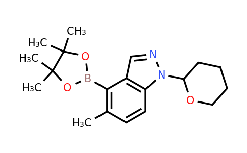 1698028-42-0 | 5-Methyl-1-(oxan-2-yl)-4-(4,4,5,5-tetramethyl-1,3,2-dioxaborolan-2-yl)-1H-indazole
