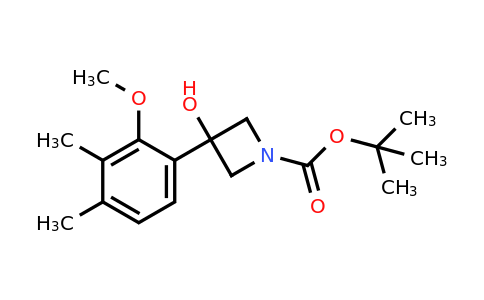 1698844-29-9 | tert-Butyl 3-hydroxy-3-(2-methoxy-3,4-dimethylphenyl)azetidine-1-carboxylate