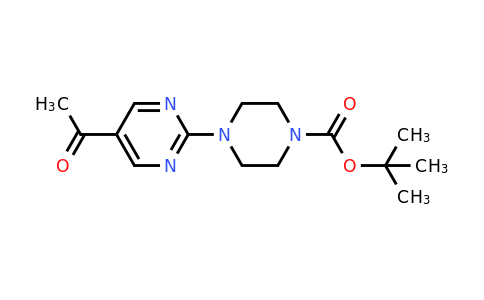 1703794-90-4 | tert-Butyl 4-(5-acetylpyrimidin-2-yl)piperazine-1-carboxylate
