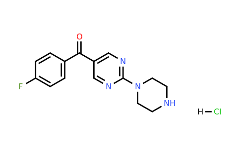 1703795-52-1 | (4-Fluorophenyl)(2-(piperazin-1-yl)pyrimidin-5-yl)methanone hydrochloride