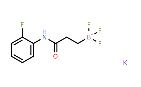 1705578-28-4 | potassium trifluoro(3-((2-fluorophenyl)amino)-3-oxopropyl)borate