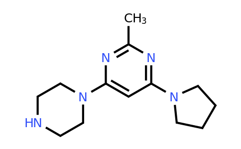 1706447-61-1 | 2-Methyl-4-(piperazin-1-yl)-6-(pyrrolidin-1-yl)pyrimidine