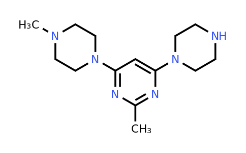 1706457-43-3 | 2-Methyl-4-(4-methylpiperazin-1-yl)-6-(piperazin-1-yl)pyrimidine