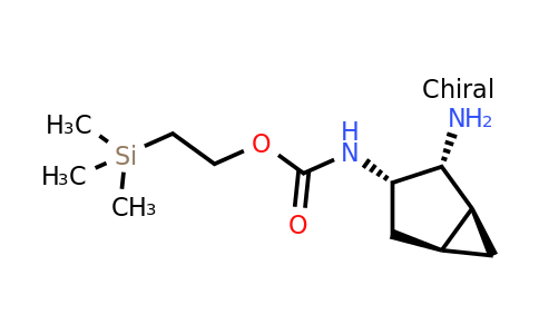 2-trimethylsilylethyl N-[(1S,2R,3S,5S)-2-amino-3-bicyclo[3.1.0]hexanyl]carbamate