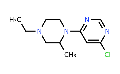 1707361-49-6 | 4-Chloro-6-(4-ethyl-2-methylpiperazin-1-yl)pyrimidine