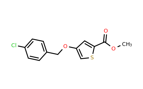 1708251-14-2 | 4-(4-Chloro-benzyloxy)-thiophene-2-carboxylic acid methyl ester