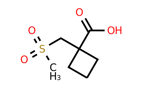 1708269-16-2 | 1-(methanesulfonylmethyl)cyclobutane-1-carboxylic acid