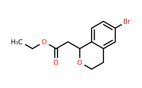 170856-67-4 | ethyl 2-(6-bromo-3,4-dihydro-1H-isochromen-1-yl)acetate