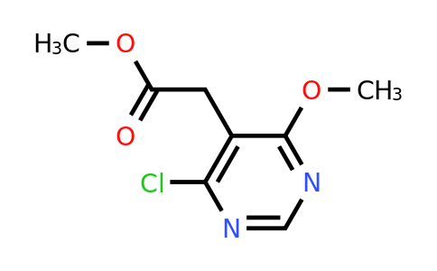171096-34-7 | Methyl 2-(4-chloro-6-methoxypyrimidin-5-yl)acetate