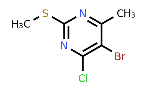 17119-74-3 | 5-Bromo-4-chloro-6-methyl-2-(methylsulfanyl)pyrimidine