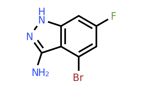 1715912-85-8 | 4-Bromo-6-fluoro-1H-indazol-3-amine