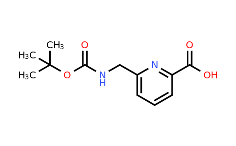 171670-07-8 | 6-(((tert-Butoxycarbonyl)amino)methyl)picolinic acid