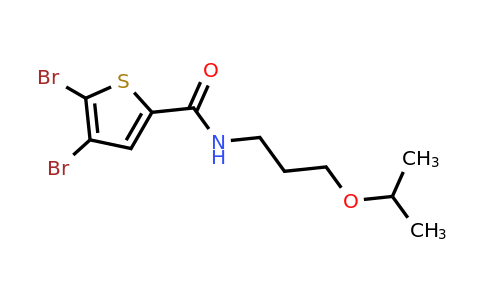 171851-54-0 | 4,5-Dibromo-N-(3-isopropoxypropyl)thiophene-2-carboxamide