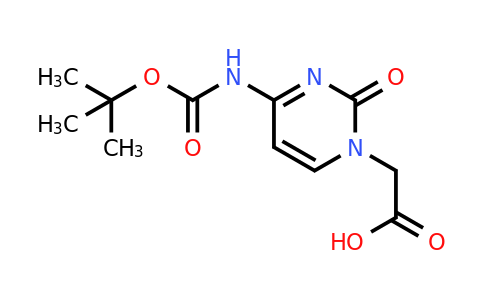 172405-16-2 | 2-(4-((tert-Butoxycarbonyl)amino)-2-oxopyrimidin-1(2H)-yl)acetic acid