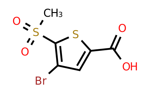 172461-97-1 | 4-Bromo-5-(methylsulfonyl)thiophene-2-carboxylic acid