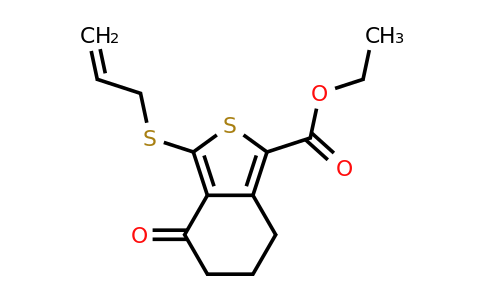 172516-32-4 | Ethyl 3-(allylthio)-4-oxo-4,5,6,7-tetrahydrobenzo[c]thiophene-1-carboxylate
