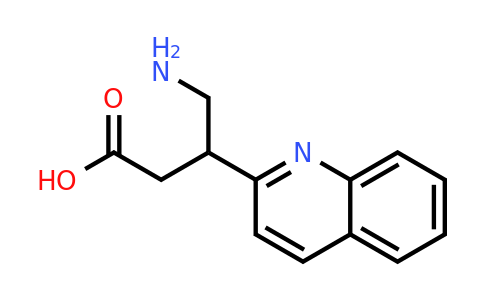 4-Amino-3-(quinolin-2-yl)butanoic acid