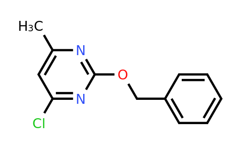 172898-67-8 | 2-(Benzyloxy)-4-chloro-6-methylpyrimidine