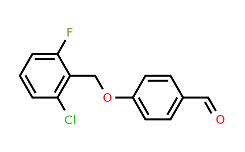 172932-10-4 | 4-[(2-chloro-6-fluorophenyl)methoxy]benzaldehyde