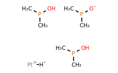 Dihydrogen tris(dimethylphosphinito)hydroplatinate(2-)