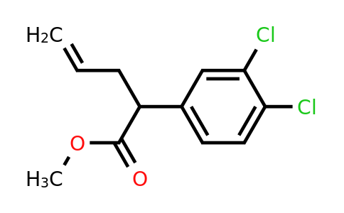 methyl 2-(3,4-dichlorophenyl)pent-4-enoate
