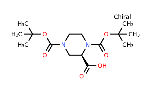 173774-48-6 | (R)-1,4-Bis(tert-butoxycarbonyl)piperazine-2-carboxylic acid
