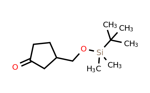 3-{[(tert-Butyldimethylsilyl)oxy]methyl}cyclopentan-1-one