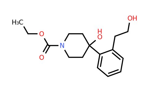 173943-92-5 | Ethyl 4-hydroxy-4-(2-(2-hydroxyethyl)phenyl)piperidine-1-carboxylate
