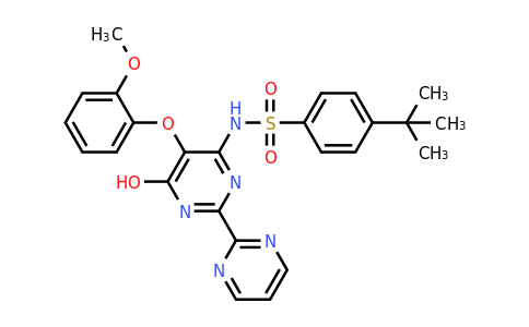 174227-14-6 | 4-(tert-butyl)-N-(6-hydroxy-5-(2-methoxyphenoxy)-[2,2'-bipyrimidin]-4-yl)benzenesulfonamide