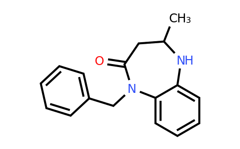 174337-50-9 | 1,3,4,5-Tetrahydro-4-methyl-1-(phenylmethyl)-2H-1,5-benzodiazepin-2-one