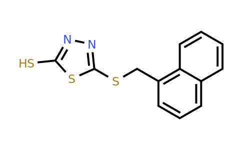 174728-84-8 | 5-[(naphthalen-1-ylmethyl)sulfanyl]-1,3,4-thiadiazole-2-thiol