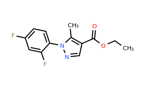 175135-71-4 | Ethyl 1-(2,4-difluorophenyl)-5-methyl-1H-pyrazole-4-carboxylate