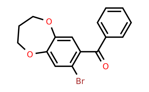 175136-38-6 | (8-Bromo-3,4-dihydro-2H-benzo[b][1,4]dioxepin-7-yl)(phenyl)methanone