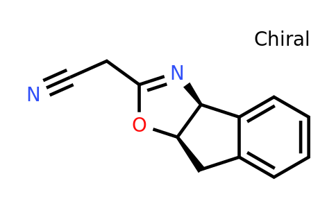 175166-50-4 | 2-((3aS,8aR)-3a,8a-dihydro-8H-indeno[1,2-d]oxazol-2-yl)acetonitrile