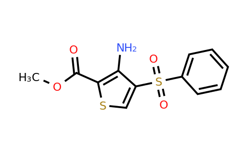 175201-55-5 | Methyl 3-amino-4-(phenylsulfonyl)thiophene-2-carboxylate