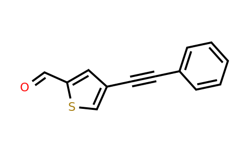 175203-58-4 | 4-(2-Phenylethynyl)-2-thiophenecarboxaldehyde
