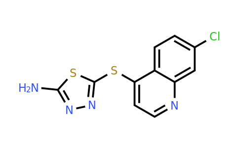 175204-98-5 | 5-((7-Chloroquinolin-4-yl)thio)-1,3,4-thiadiazol-2-amine