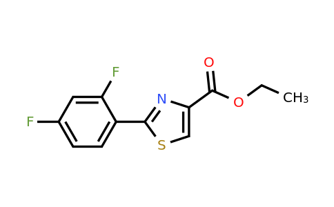 175276-93-4 | Ethyl 2-(2,4-difluorophenyl)thiazole-4-carboxylate