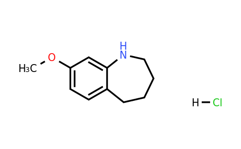 17537-86-9 | 8-Methoxy-2,3,4,5-tetrahydro-1h-benzo[b]azepine hydrochloride