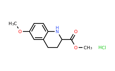 6-Methoxy-1,2,3,4-tetrahydro-quinoline-2-carboxylic acid methyl ester hydrochloride