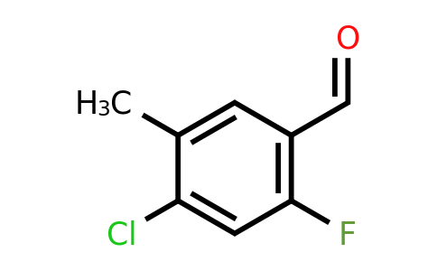 4-Chloro-2-fluoro-5-methylbenzaldehyde