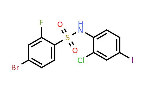 1772774-60-3 | 4-Bromo-N-(2-chloro-4-iodophenyl)-2-fluorobenzenesulfonamide