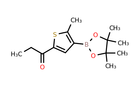 1777825-83-8 | 1-[5-Methyl-4-(tetramethyl-1,3,2-dioxaborolan-2-yl)thiophen-2-yl]propan-1-one