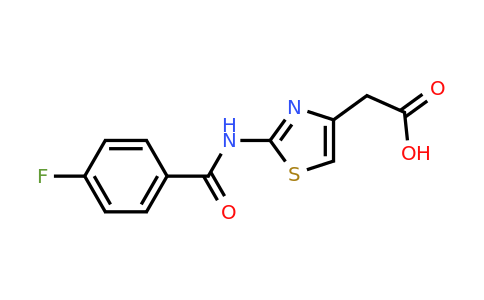 177957-48-1 | 2-(2-(4-Fluorobenzamido)thiazol-4-yl)acetic acid